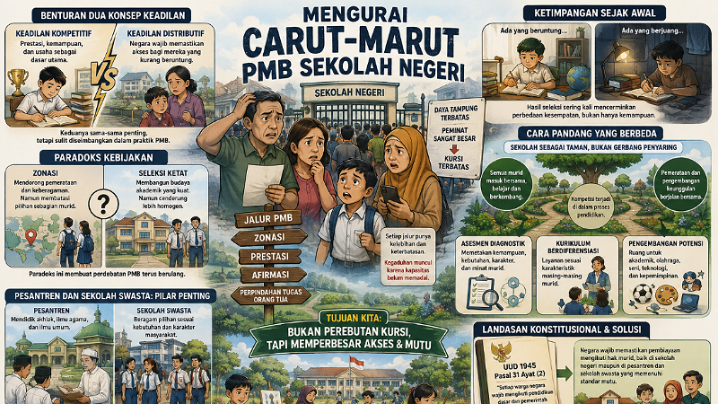 Mengurai Carut-Marut PMB Sekolah Negeri