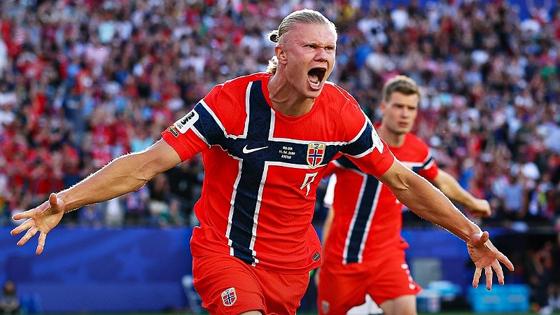 Norwegia Ungguli Irak 2-1 di Babak Pertama, Haaland Menggila!
