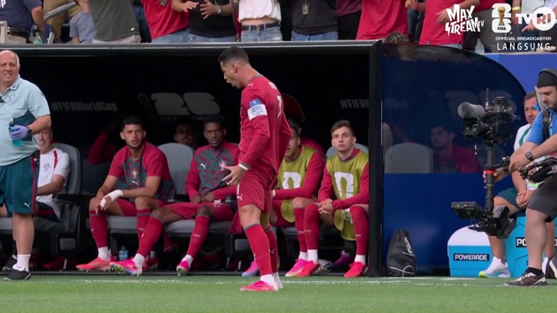 Pecah Telor! Ronaldo Cetak Dua Gol, Babak Pertama Portugal Rontokan Uzbekistan 3-0