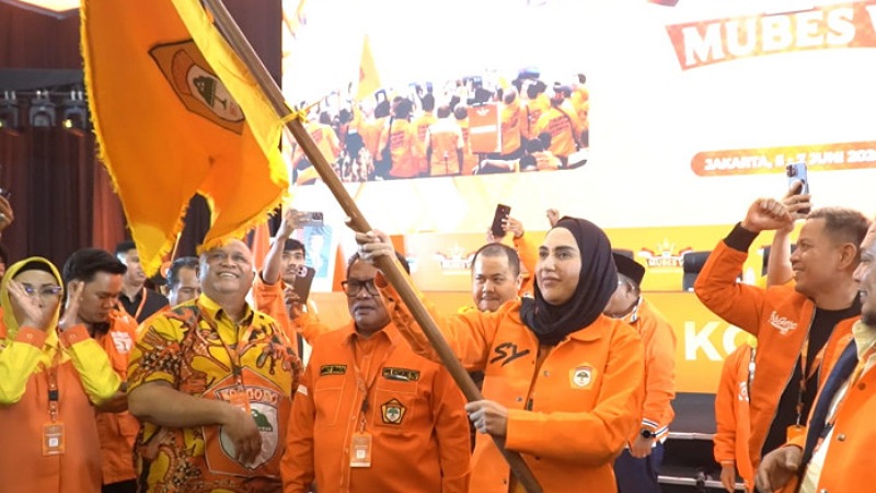 Musyawarah Besar (Mubes) V PPK Kosgoro 1957 resmi menetapkan Sari Yuliati sebagai Ketua Umum PPK Kosgoro 1957 periode 2026–2031 - Foto: Ist/RMN -