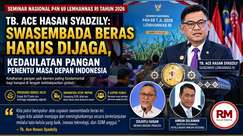Ace Hasan: Swasembada Beras Harus Dijaga, Kedaulatan Pangan Pilar Ketahanan Nasional