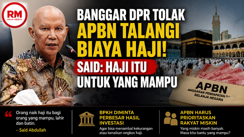 Banggar DPR Tolak APBN Talangi Biaya Haji! Said: Haji Itu untuk yang Mampu