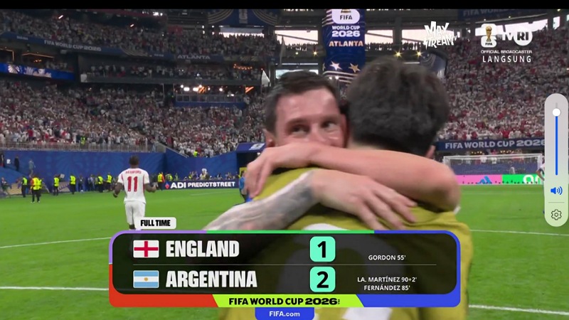 Comeback! Argentina Tumbangkan Inggris 2-1, Messi Cs Tantang Spanyol di Final