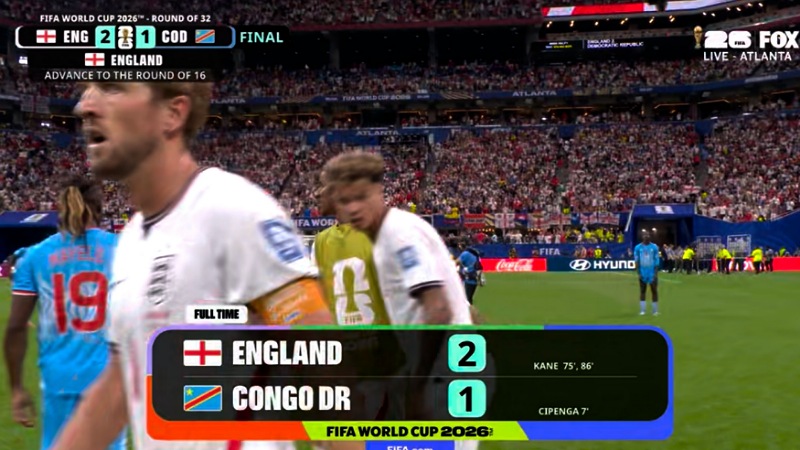 Comeback Spektakuler! Brace Harry Kane Antar Inggris Singkirkan RD Kongo