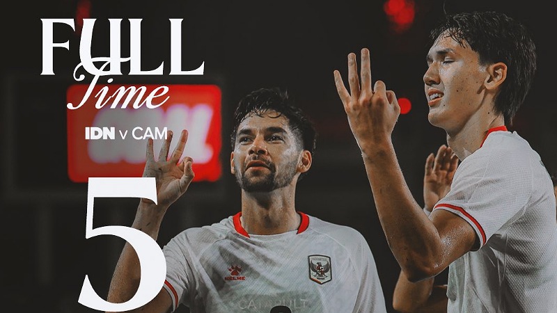 Garuda Menggila! Hajar Kamboja 5-1, Mitchell Baker Langsung Cetak Hattrick
