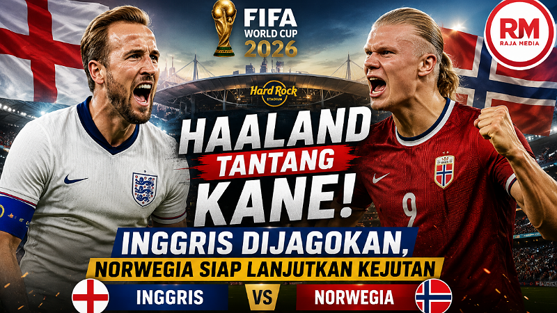 Haaland Tantang Kane! Inggris Dijagokan, Norwegia Siap Lanjutkan Kejutan