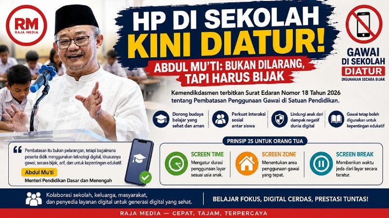 HP di Sekolah Kini Diatur! Abdul Mu'ti: Bukan Dilarang, Tapi Harus Bijak