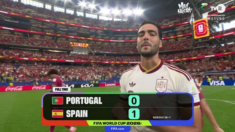 Merino Hancurkan Mimpi Ronaldo! Spanyol Singkirkan Portugal di Menit Terakhir