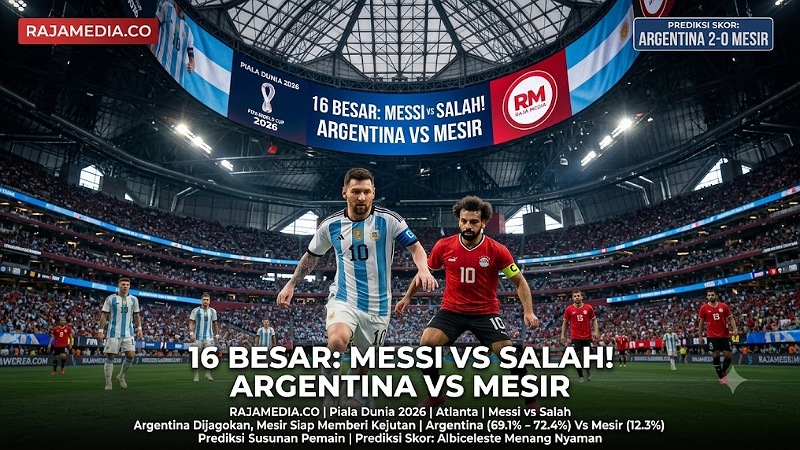 Messi Vs Salah! Argentina Dijagokan, Mesir Siap Beri Kejutan