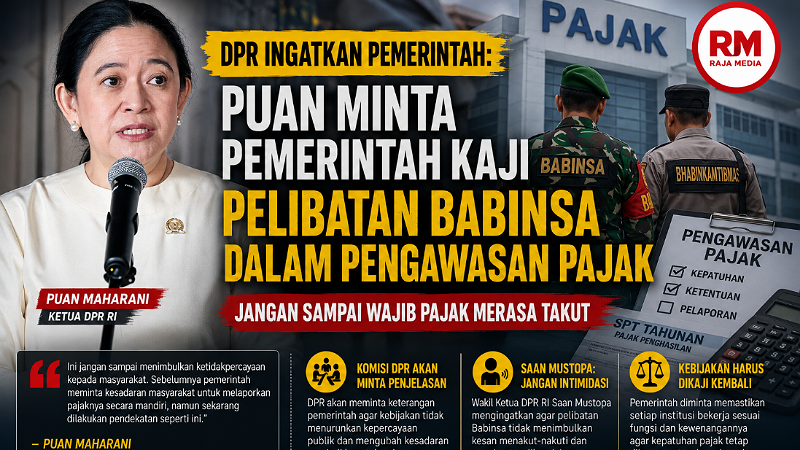 Puan Minta Pemerintah Kaji Pelibatan Babinsa dalam Pengawasan Pajak