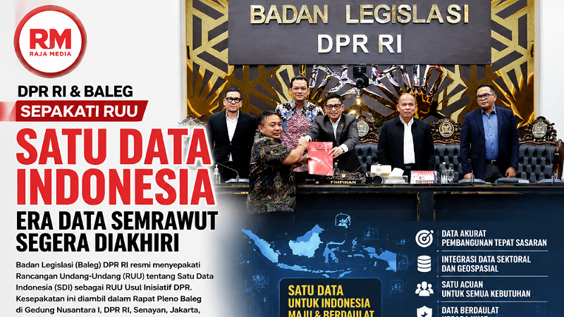 RUU Satu Data Indonesia Disepakati, Era Data Semrawut Segera Diakhiri