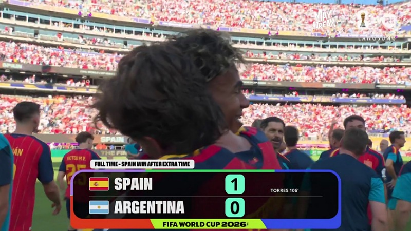 Spanyol Juara Dunia! Ferran Torres Bungkam Argentina, La Roja Sah Dua Bintang