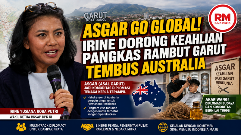 Asgar Go Global! Irine Dorong Keahlian Pangkas Rambut Garut Tembus Australia