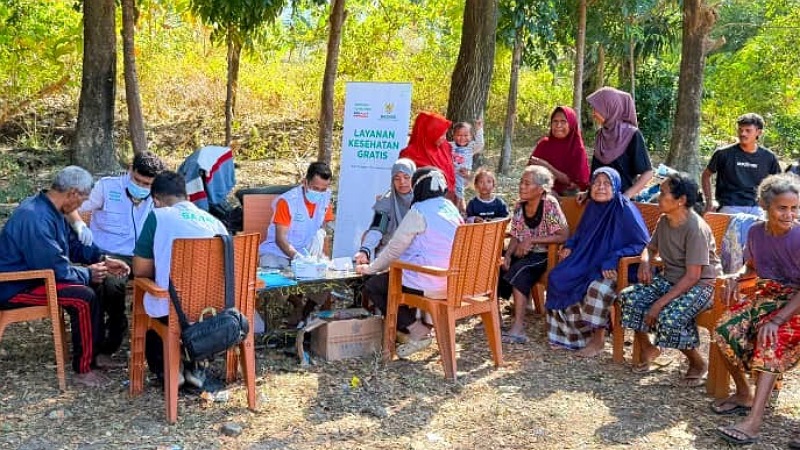 BAZNAS Turunkan Layanan Kesehatan Mobile, Sisir Pengungsi Gempa hingga Pelosok Reok