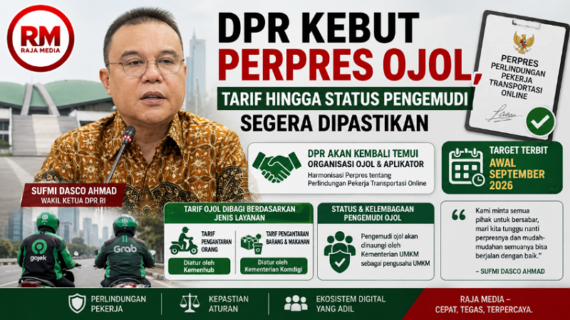 DPR Kebut Perpres Ojol, Tarif hingga Status Pengemudi Segera Dipastikan