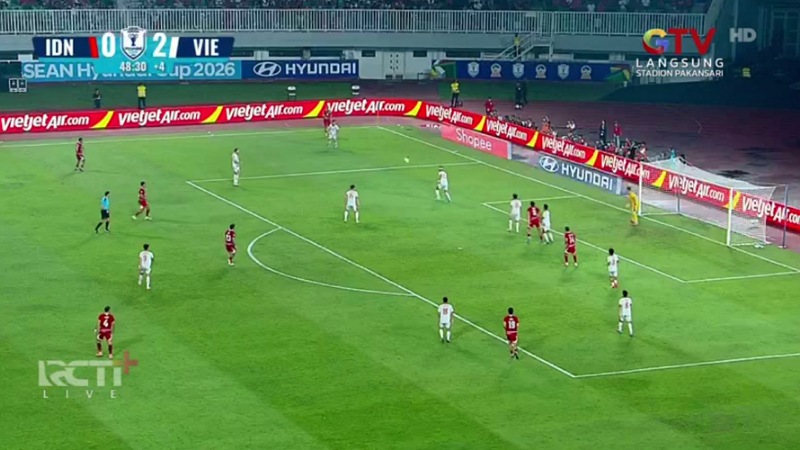 Indonesia Kalah 0-2 dari Vietnam di Babak Pertama! Ayo Garuda Balikan Babak Dua