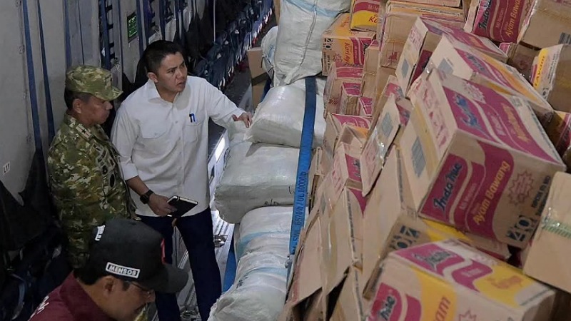 Hari Kelima, Pemerintah Kirim 65 Ton Logistik ke NTT, Total Bantuan Capai 253 Ton