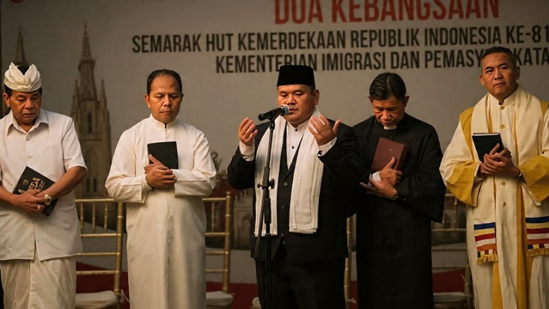 HUT RI Ke-81, Guru Besar UIN Jakarta Pimpin Doa Kebangsaan Lintas Agama