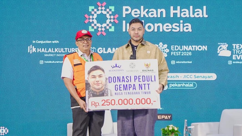 Ivan Gunawan salurkan Rp250 Juta lewat BAZNAS untuk korban gempa NTT - Foto: Dok. Baznas -