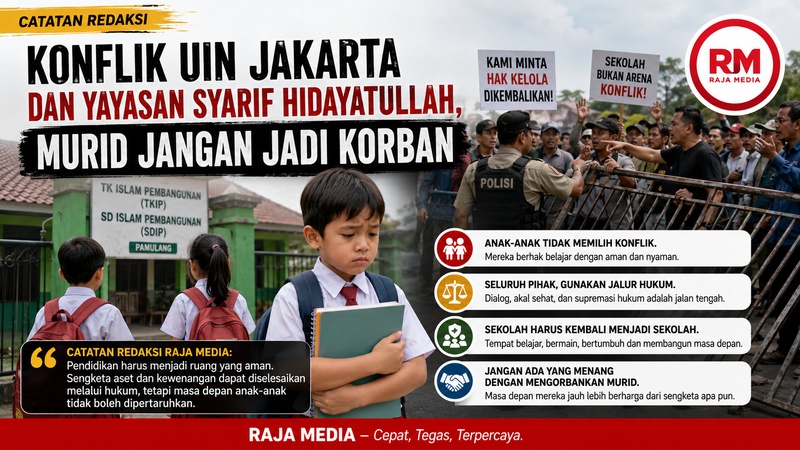 Konflik UIN Jakarta dan Yayasan Syarif Hidayatullah, Murid Jangan Jadi Korban