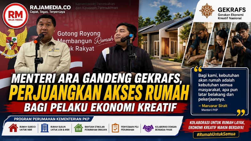 Menteri Ara Gandeng Gekrafs, Perjuangkan Akses Rumah bagi Pelaku Ekonomi Kreatif