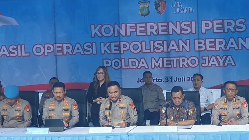 Operasi Berantas Jaya Sikat Preman! Polda Metro Jaya Ringkus 729 Penjahat Jalanan