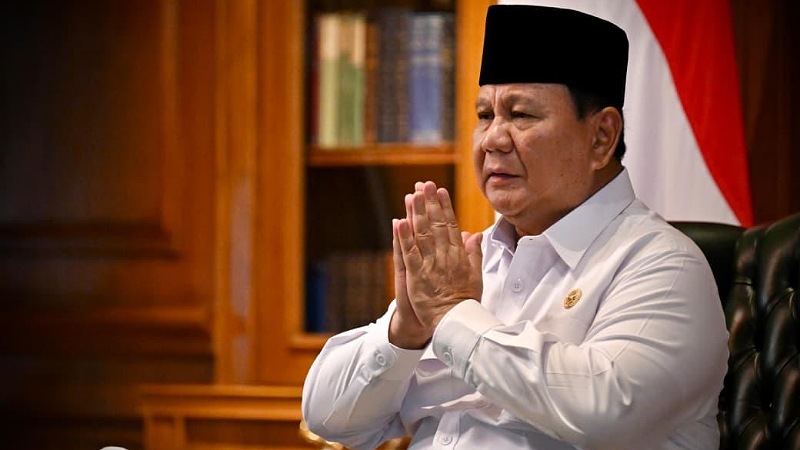 Presiden Prabowo Subianto menyampaikan ucapan Maulid Nabi 1448 Hijriah. - BPMI Setpres -