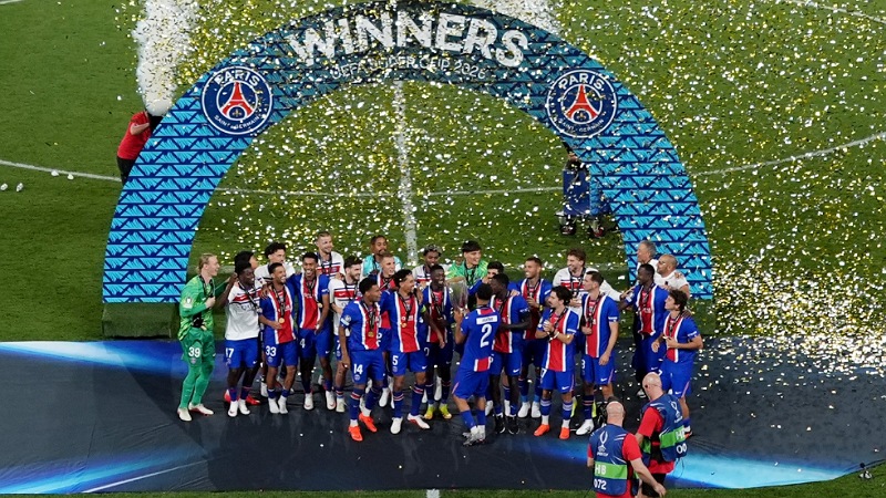 PSG Tekuk Aston Villa 2-1, Les Parisiens Back-to-Back Juara Piala Super Eropa