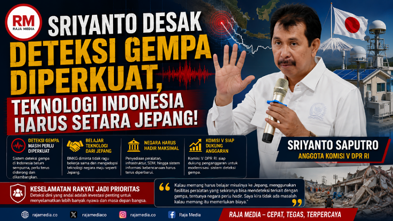 Anggota Komisi V DPR RI Sriyanto Saputro mendorong peningkatan kualitas sistem pendeteksi dini gempa bumi di Indonesia - Ilustrasi RMN -