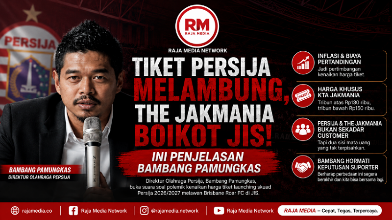 The Jakmania Boikot Launching Persija, Bambang Pamungkas Bongkar Alasan Harga Tiket Naik