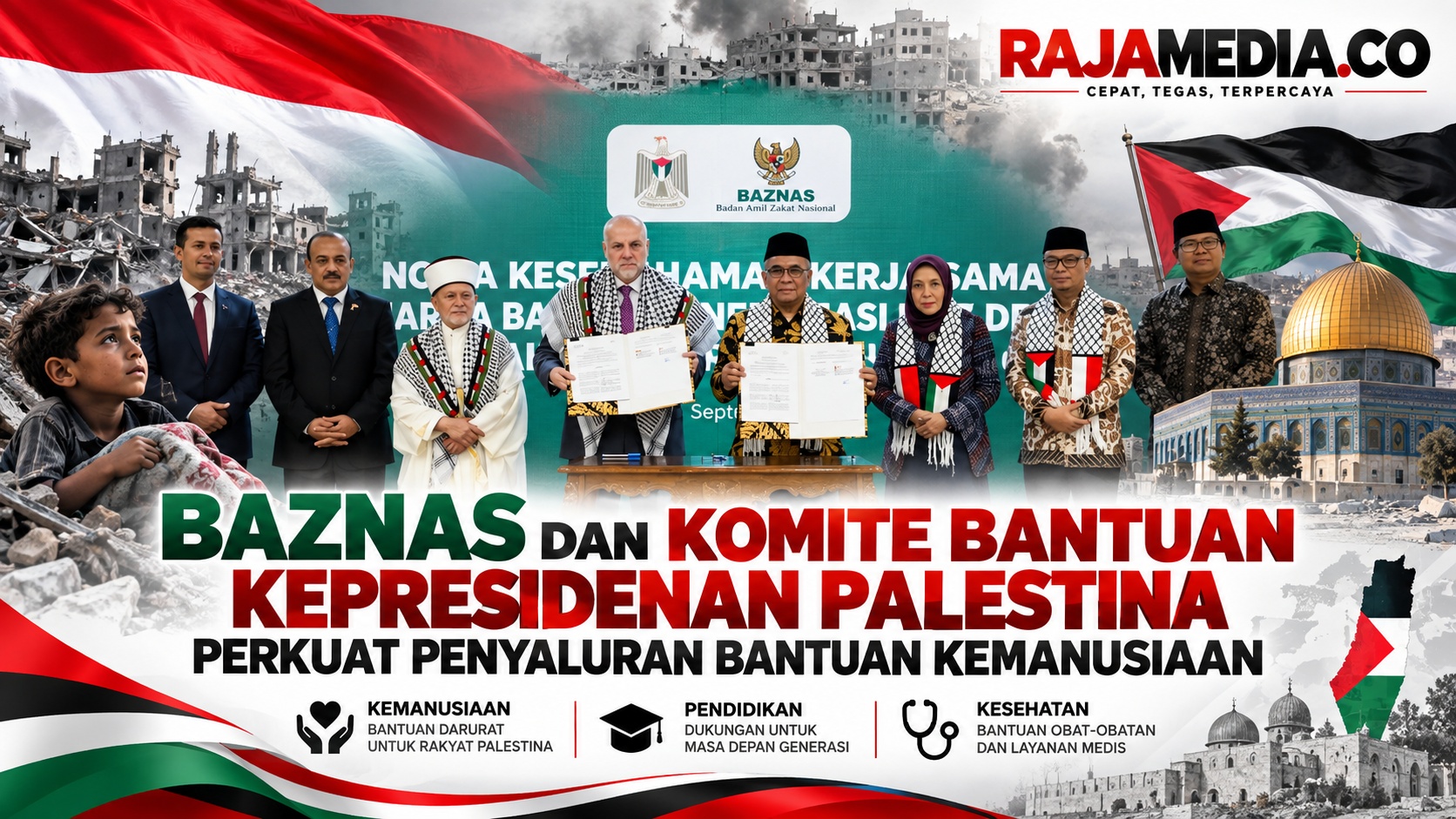 BAZNAS dan Komite Bantuan Kepresidenan Palestina perkuat kerja sama bantuan kemanusiaan - Foto: BAZNAS/RMN -