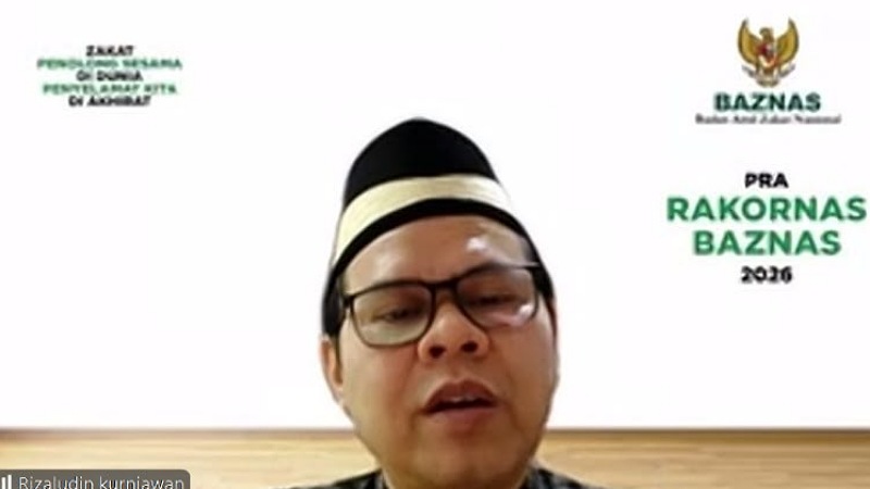 Pimpinan BAZNAS RI Bidang Mobilisasi dan Pengumpulan, Rizaludin Kurniawan, saat Pra-Rapat Koordinasi Nasional (Pra-RAKORNAS) BAZNAS - Foto: Dok Baznas -