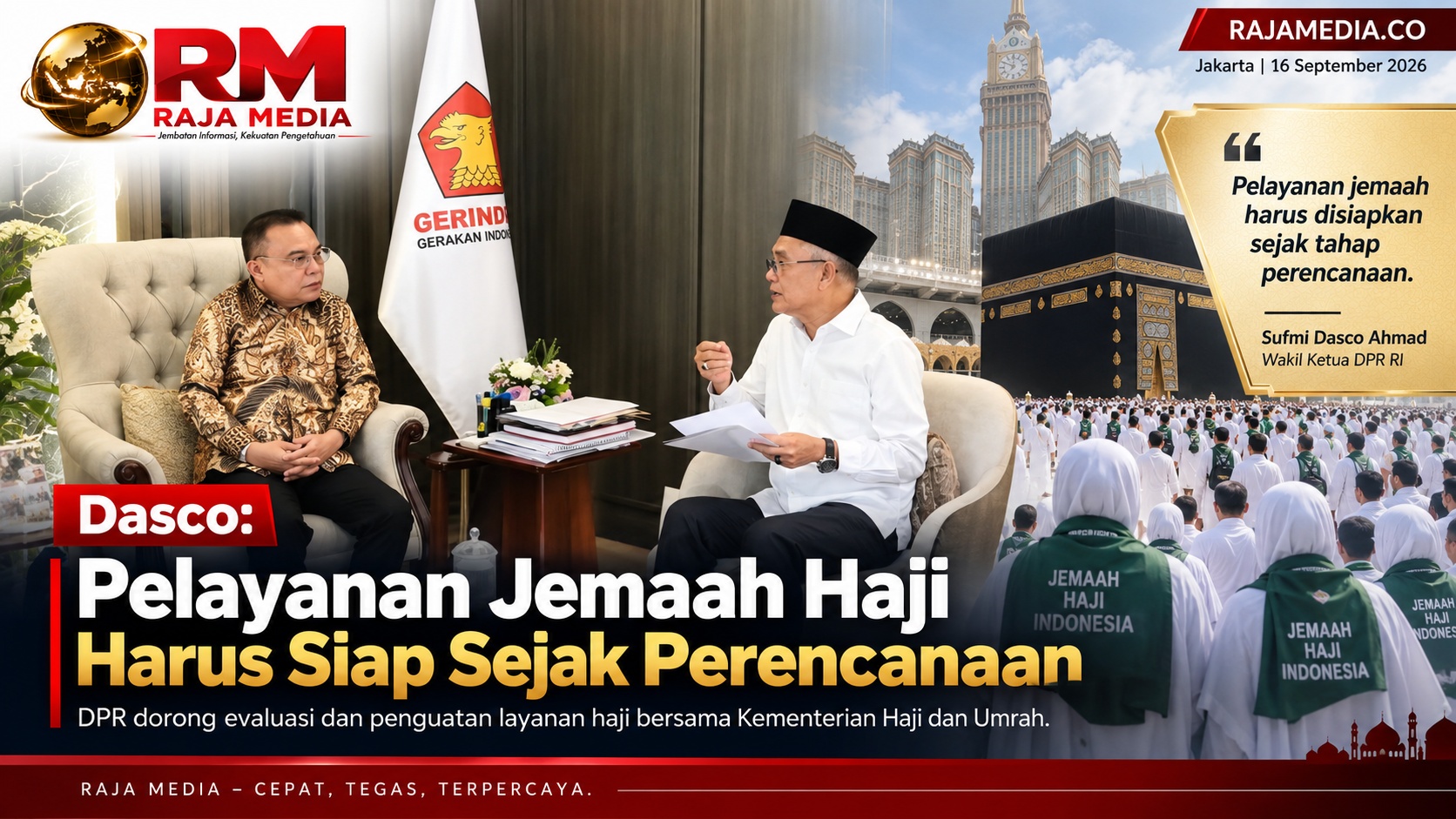 Dasco: Pelayanan Jemaah Haji Harus Siap Sejak Perencanaan