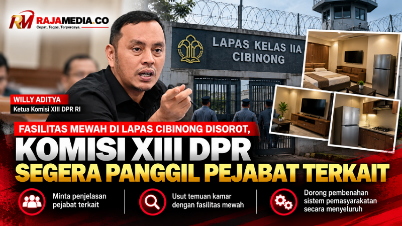 Fasilitas Mewah di Lapas Cibinong Disorot, Komisi XIII DPR Segera Panggil Pejabat Terkait