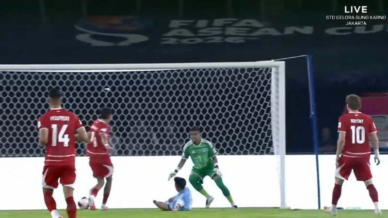 Indonesia Unggul 1-0 atas Singapura di Babak Pertama, Ragnar Cetak Gol