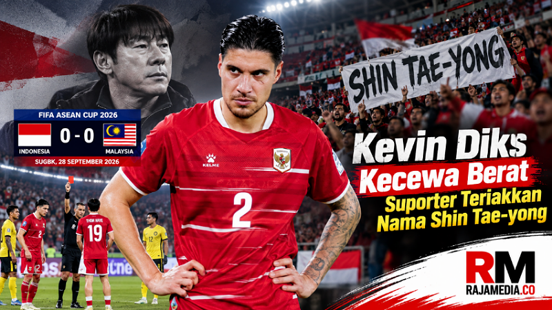 Kevin Diks Kecewa Berat Suporter Teriakkan Nama Shin Tae-yong