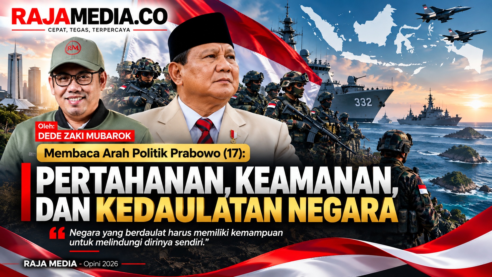 Membaca Arah Politik Prabowo (17): Pertahanan, Keamanan, dan Kedaulatan Negara