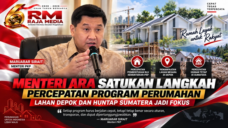 Menteri Ara Satukan Langkah Percepatan Program Perumahan, Lahan Depok dan Huntap Sumatera Jadi Fokus