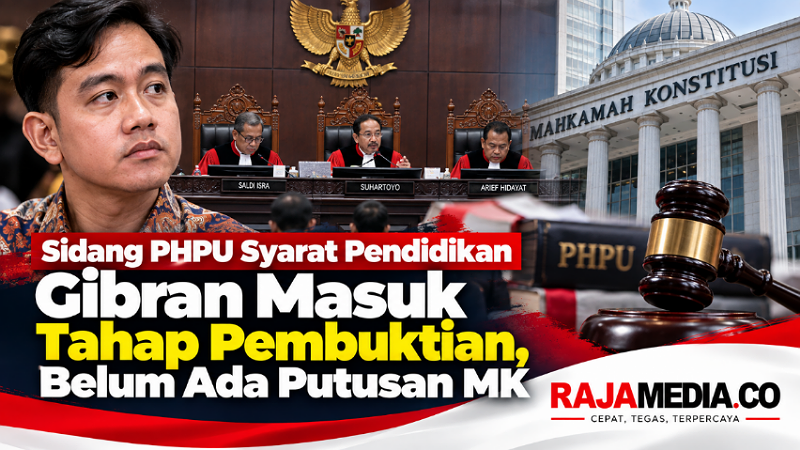 Sidang PHPU Syarat Pendidikan Gibran Masuk Tahap Pembuktian, Belum Ada Putusan MK