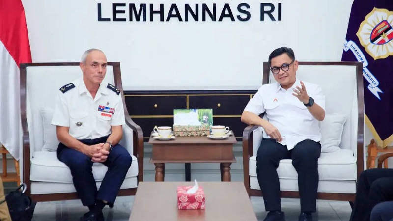 Wakasau Prancis Kunjungi Lemhannas RI, Bahas Penguatan Kerja Sama Pertahanan Indonesia-Prancis