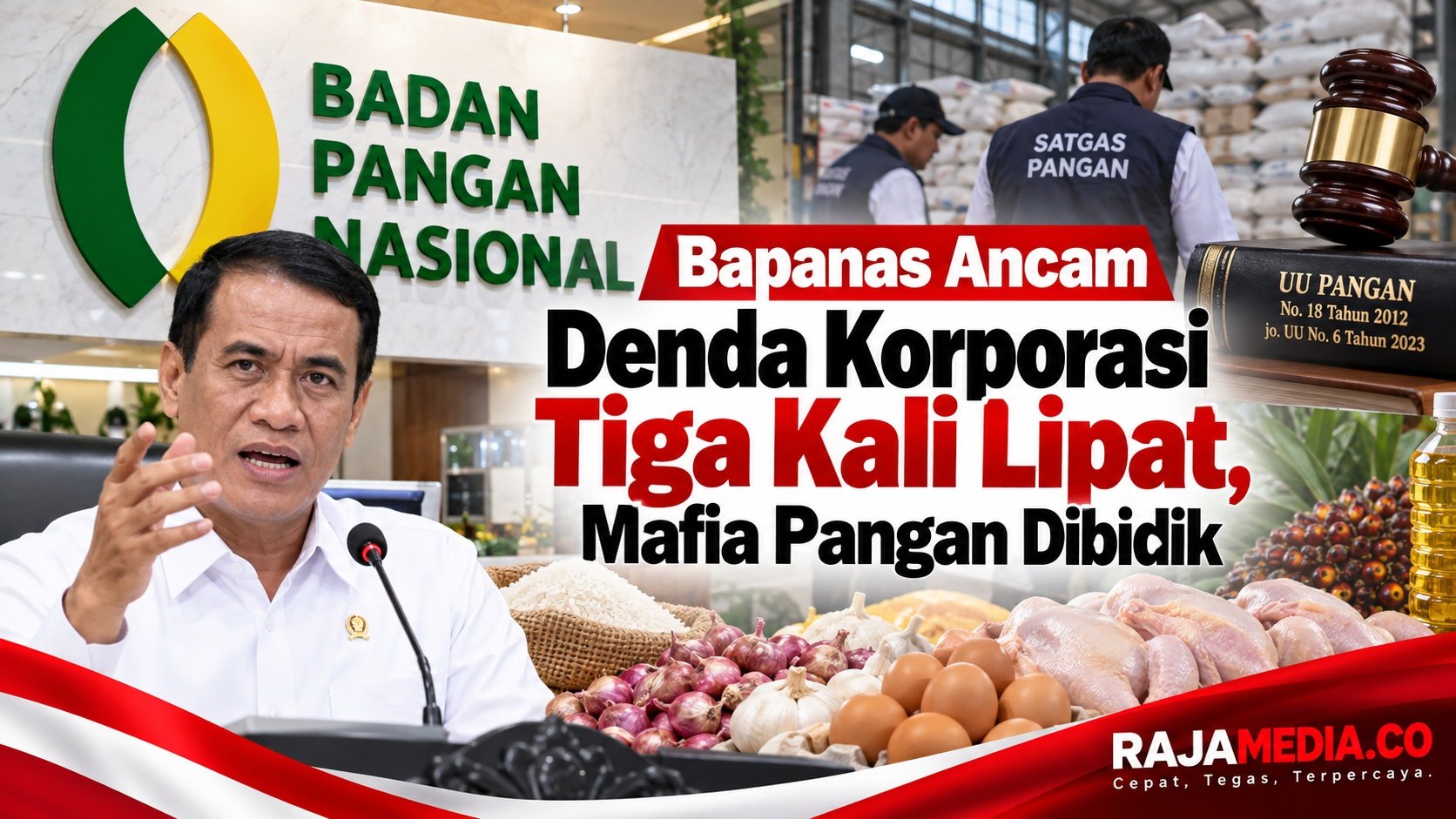 Bapanas ancam denda korporasi tiga kali iipat, mafia pangan dibidik - RMN -