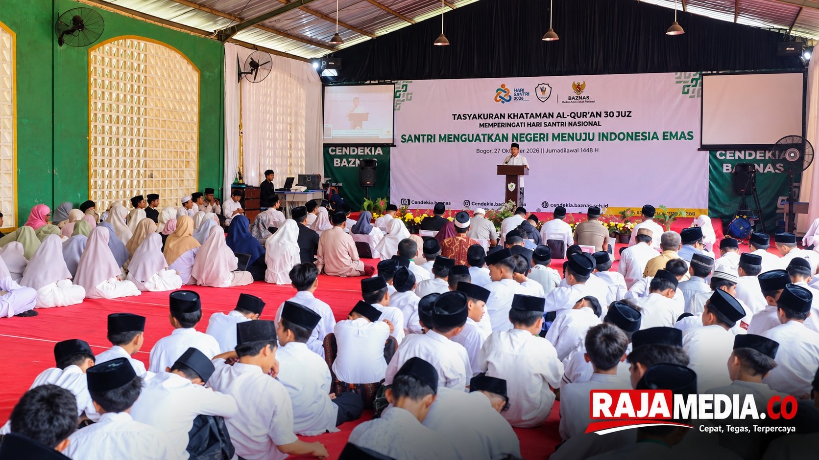 BAZNAS Cetak Generasi Qur’ani, Enam Santri Sekolah Cendekia Khatam 30 Juz Al-Qur’an