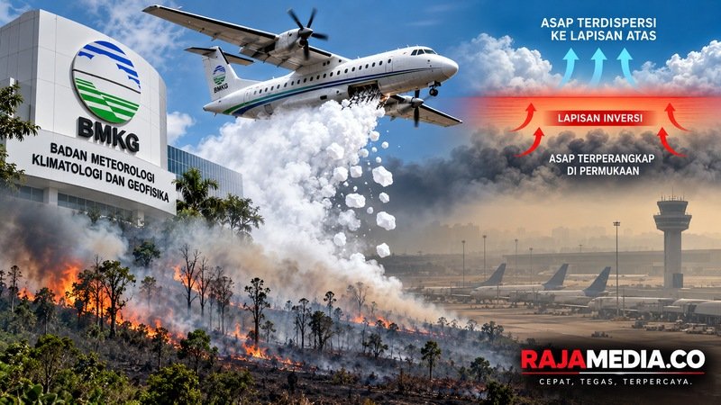 BMKG Uji Dry Ice untuk Atasi Kabut Asap Karhutla