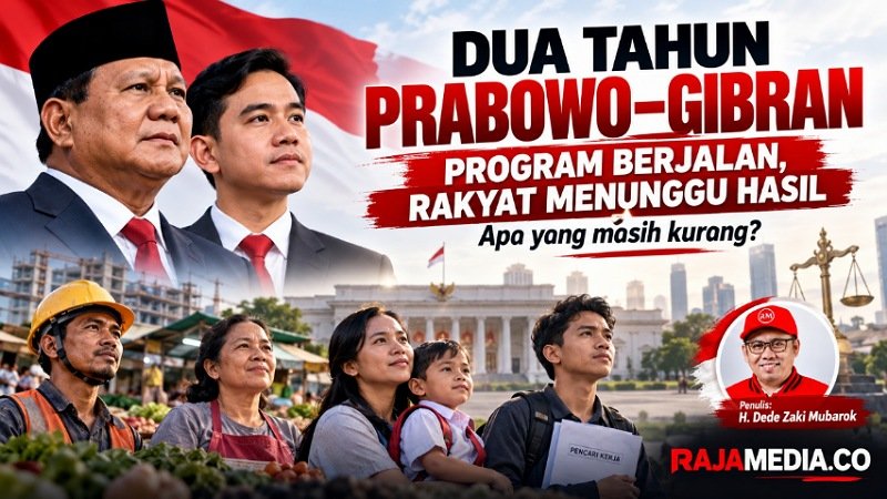 Dua Tahun Prabowo-Gibran: Program Berjalan, Rakyat Menunggu Hasil