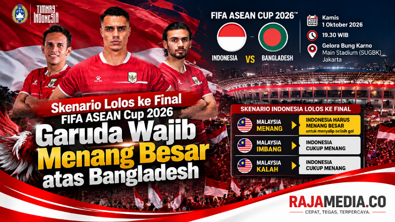Garuda Lolos ke Final FIFA ASEAN Cup 2026, Begini Skenarionya