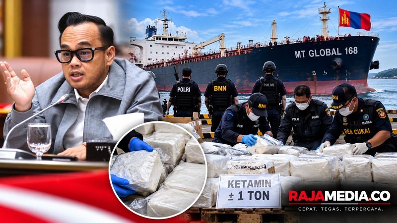 Geger! 1 Ton Ketamin Diamankan dari Kapal Tanker, Rano Puji Kinerja Kapolri