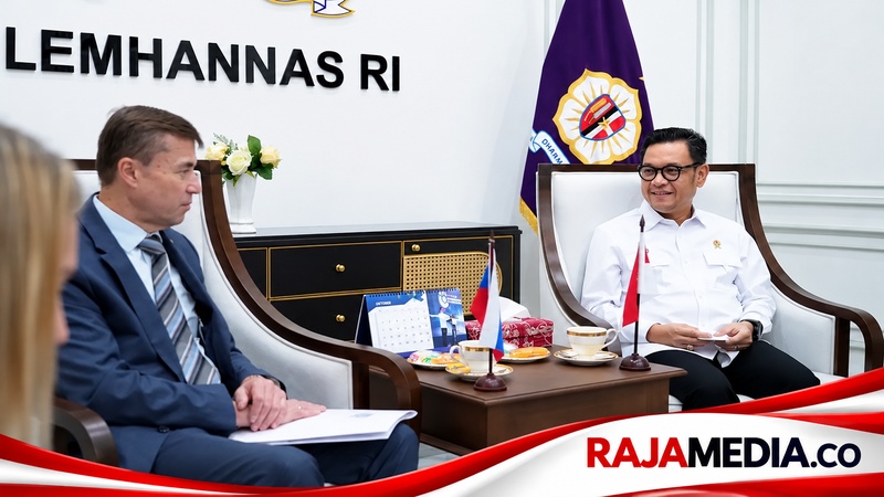 Gubernur Lemhannas Diundang Bicara di Moskow, Ace Hasan Terima Dubes Rusia