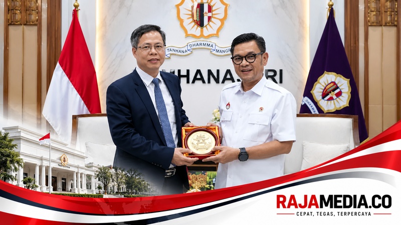 Gubernur Lemhannas RI Dr. H. TB. Ace Hasan Syadzily, M.Si. saat menerima delegasi HCMA Vietnam - Foto: Lemhannas/RMN -