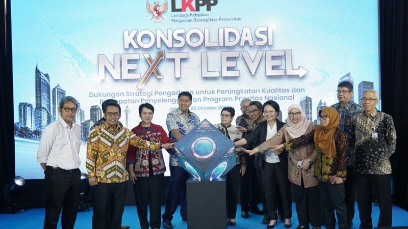 Menteri PKPK Maruarar Sirait saat saat menghadiri Konsolidasi Next Level yang diselenggarakan LKPP di Jakarta, Kamis (22/10/2026). - Foto: Dok Kementerian PKP -