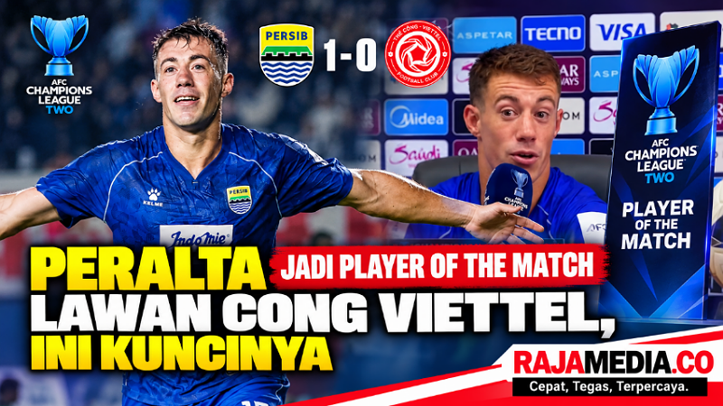 Mariano Peralta menjadu Player of the Match di pertandingan PERSIB Vs The Cong Viettel FC - RMN -